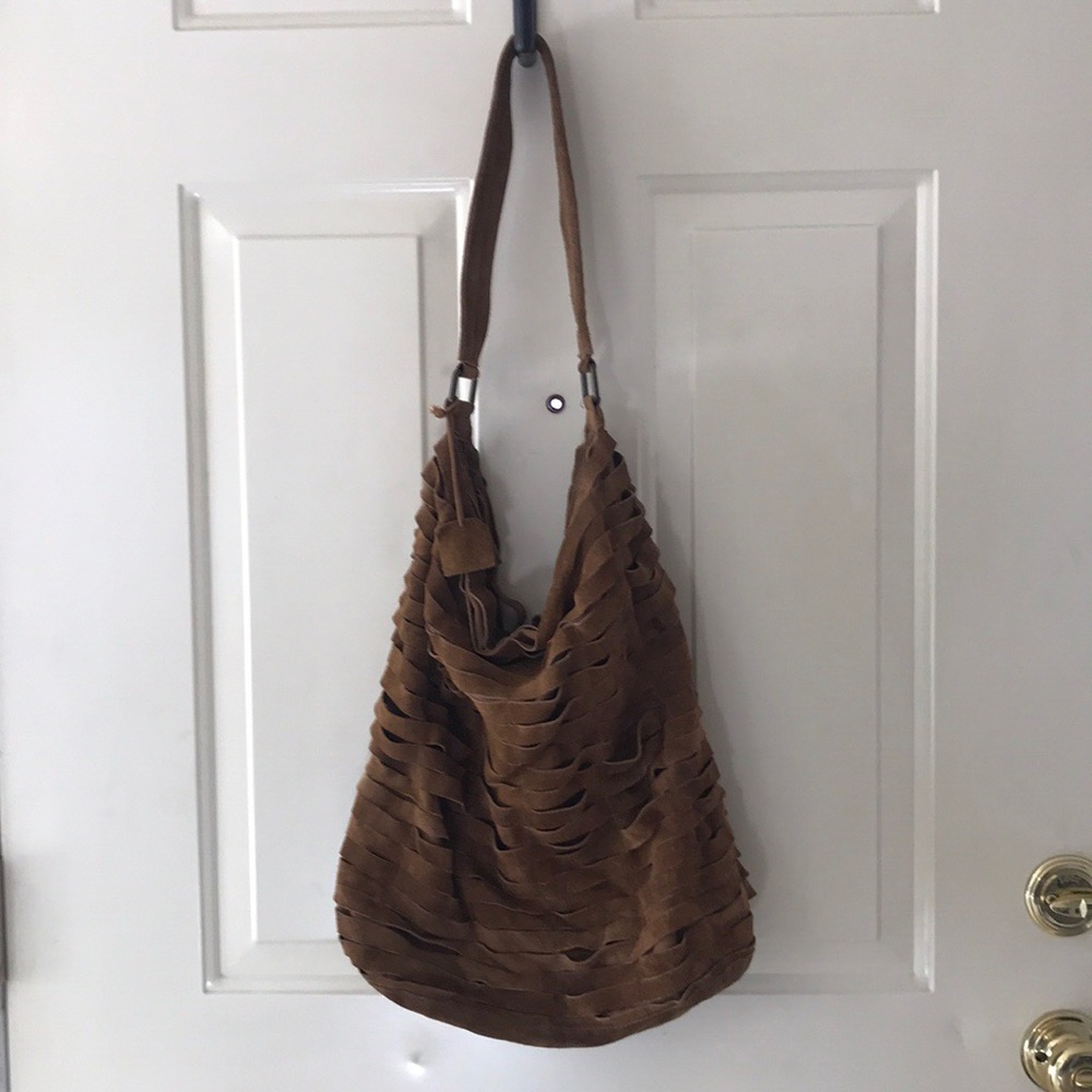 Real Suede Ecote Purse from Urban Outfitters